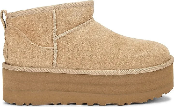 UGG Classic Ultra Mini Platform Boot in Tan