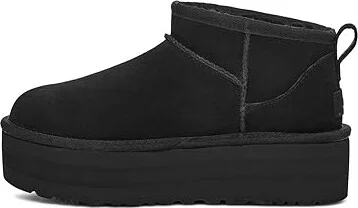 UGG Classic Ultra Mini Platform Women's Boots Black : 8 B - Medium, Suede - Image 5