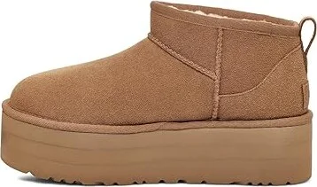 UGG Classic Ultra Mini Platform Women's Boots Chestnut : 5 B - Medium, Suede - Image 5
