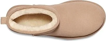 UGG Classic Ultra Mini Platform Women's Boots Sand : 5 B - Medium, Suede - Image 2