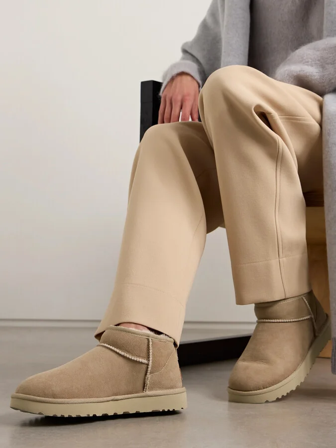 UGG - Classic Ultra Mini Shearling Boots - Neutrals - Image 2