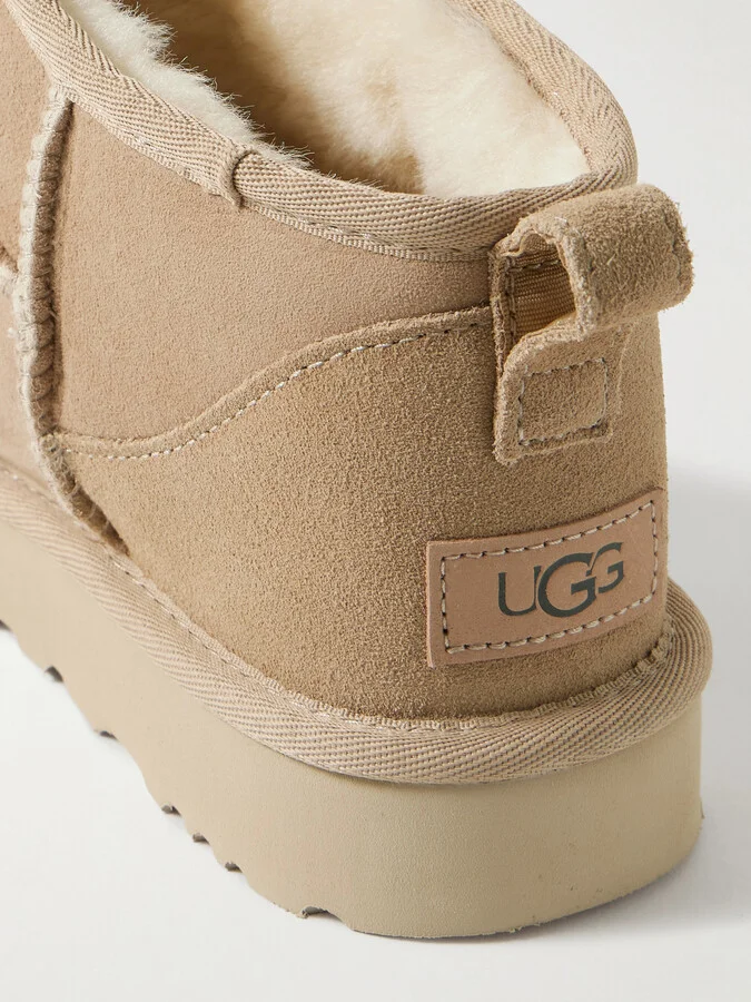 UGG - Classic Ultra Mini Shearling Boots - Neutrals - Image 4