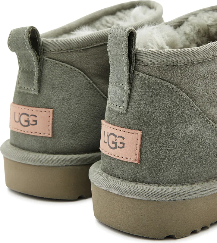 Ugg Classic Ultra Mini Suede Ankle Boots - Image 4