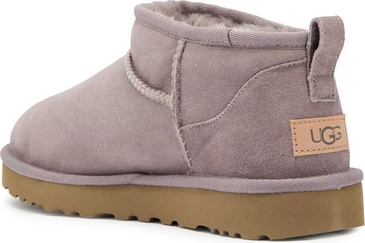 Ugg Classic Ultra Mini Suede Ankle Boots - Image 6