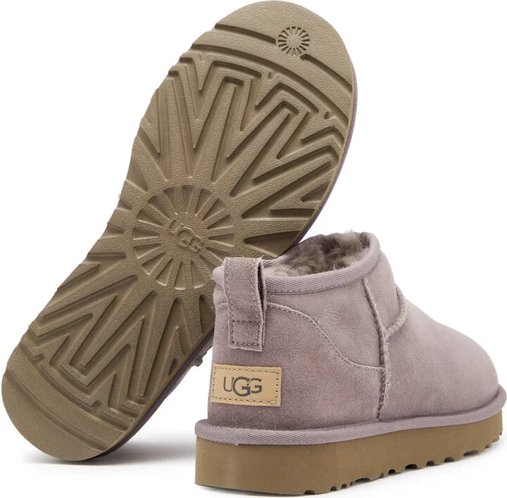 Ugg Classic Ultra Mini Suede Ankle Boots - Image 8
