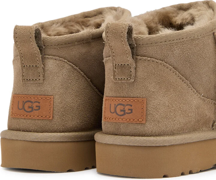Ugg Classic Ultra Mini Suede Ankle Boots - Image 4
