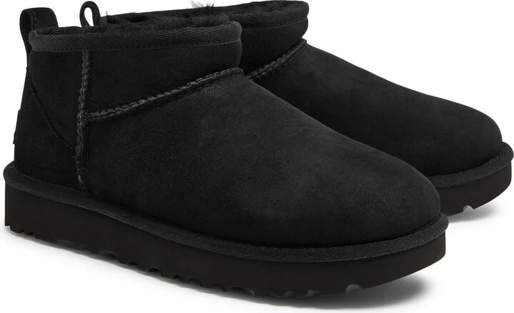 Ugg Classic Ultra Mini Suede Ankle Boots - Image 6