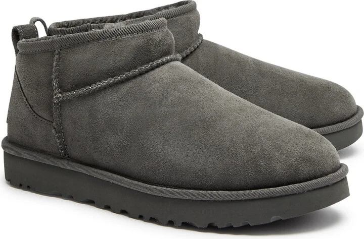 Ugg Classic Ultra Mini Suede Ankle Boots - Image 9