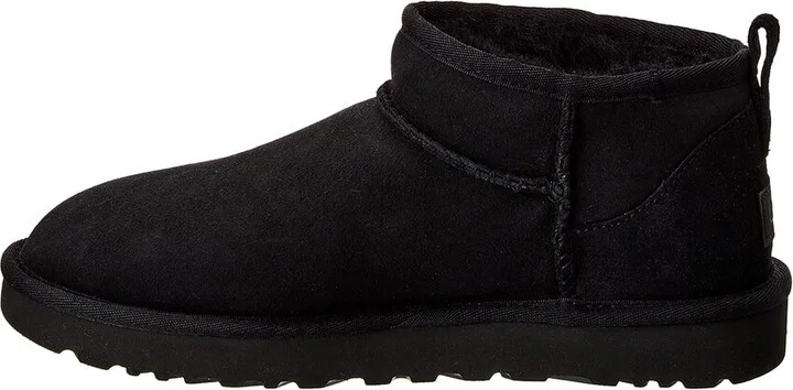 Ugg Classic Ultra Mini Suede & Shearling Boot - Image 2