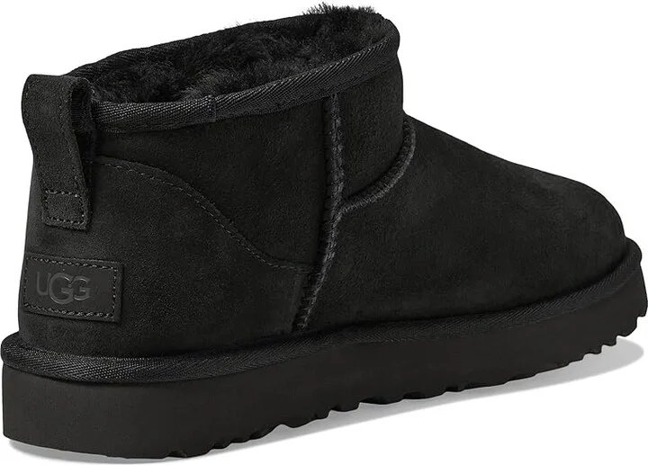 UGG Classic Ultra Mini Women's Shoes Black : 5 B - Medium, Sheepskin - Image 4