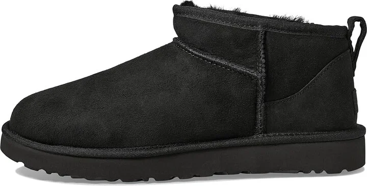 UGG Classic Ultra Mini Women's Shoes Black : 5 B - Medium, Sheepskin - Image 5