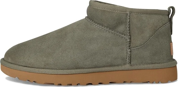 UGG Classic Ultra Mini Women's Shoes Moss Green/Amphora : 8 B - Medium, Sheepskin - Image 6