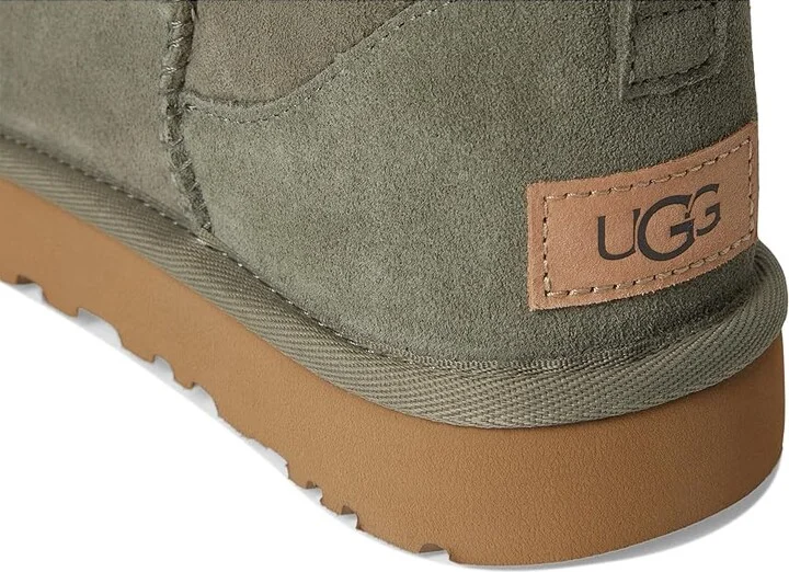 UGG Classic Ultra Mini Women's Shoes Moss Green/Amphora : 8 B - Medium, Sheepskin - Image 7