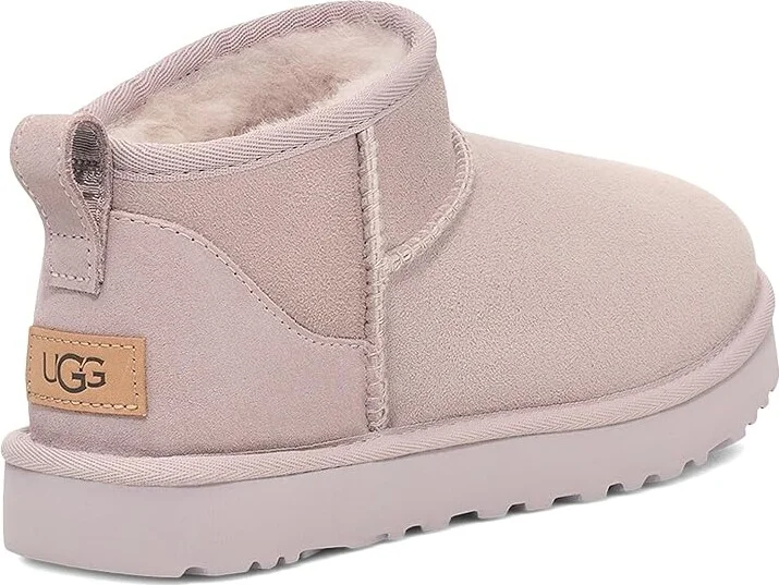UGG Classic Ultra Mini Women's Shoes Pale Smoke : 8 B - Medium, Sheepskin - Image 4