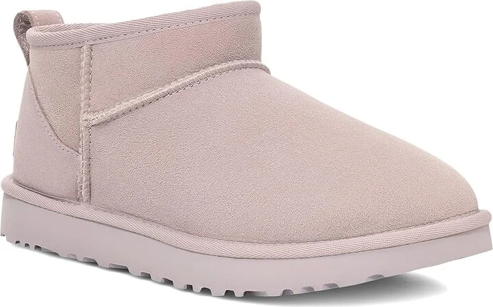 UGG Classic Ultra Mini Women's Shoes Pale Smoke : 8 B - Medium, Sheepskin