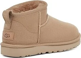 UGG Classic Ultra Mini Women's Shoes Sand : 7 B - Medium, Sheepskin - Image 4