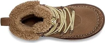 UGG Clssic Alpine Lace-Up Women's Boots Hickory : 10 B - Medium, Suede - Image 2