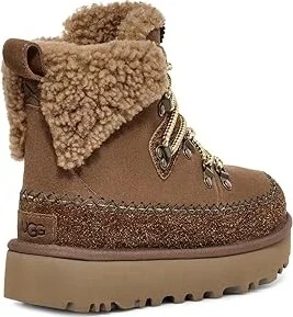 UGG Clssic Alpine Lace-Up Women's Boots Hickory : 10 B - Medium, Suede - Image 4