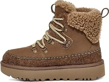 UGG Clssic Alpine Lace-Up Women's Boots Hickory : 10 B - Medium, Suede - Image 5