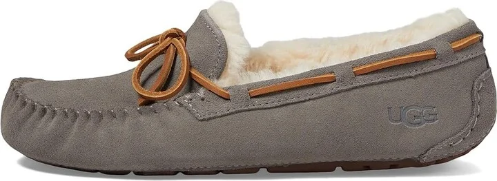 UGG Dakota Women's Moccasin Shoes Pewter II : 5 B - Medium, Suede - Image 6
