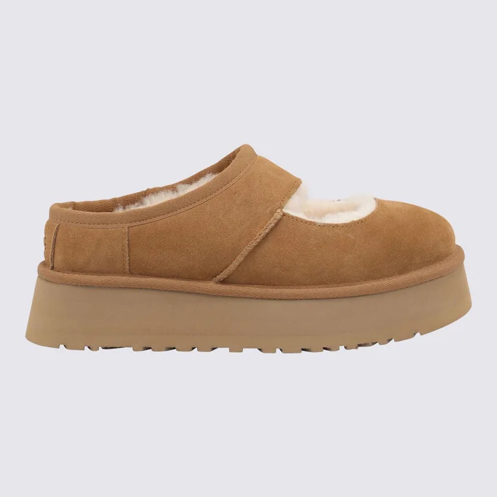 UGG Dark Beige Bea May Jane Sandals - Image 3