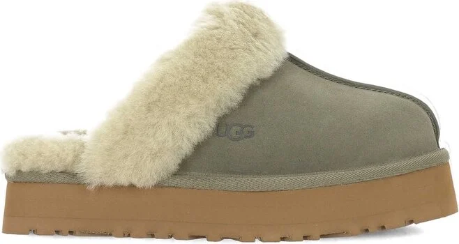 UGG Disquette Logo Embossed Slippers