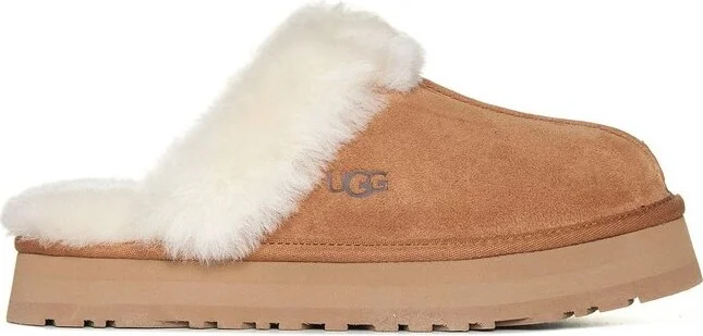 UGG Disquette Logo Embossed Slippers