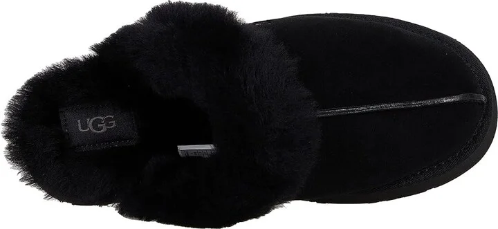UGG Disquette Women's Shoes Black : 5 B - Medium, Leather/Suede - Image 2