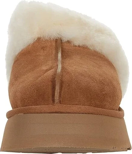 UGG Disquette Women's Shoes Chestnut : 9 B - Medium, Leather/Suede - Image 5