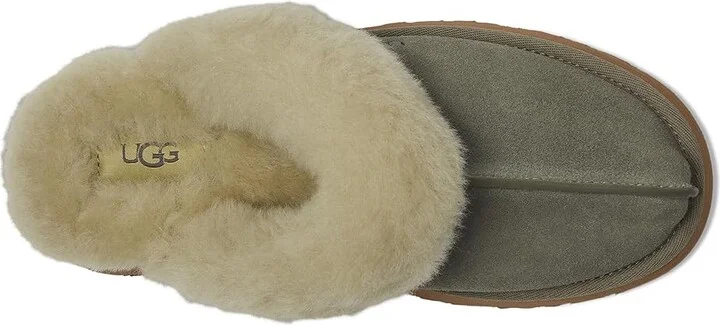 UGG Disquette Women's Shoes Moss Green/Muted Brass : 10 B - Medium, Leather/Suede - Image 2