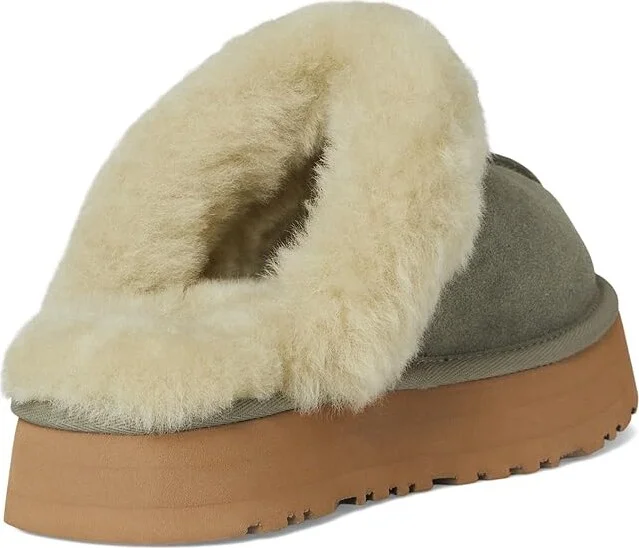 UGG Disquette Women's Shoes Moss Green/Muted Brass : 10 B - Medium, Leather/Suede - Image 4