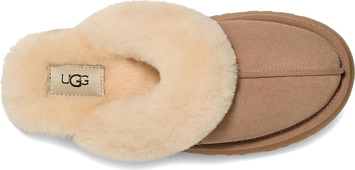 UGG Disquette Women's Shoes Sand : 5 B - Medium, Leather/Suede - Image 2