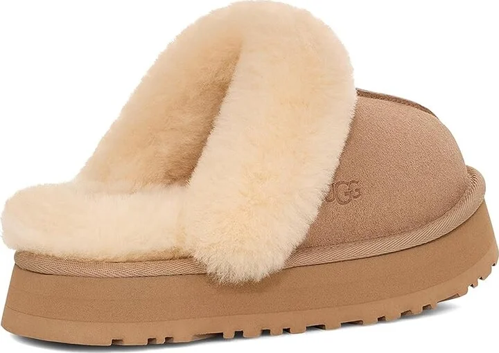 UGG Disquette Women's Shoes Sand : 5 B - Medium, Leather/Suede - Image 4