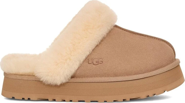 UGG Disquette Women's Shoes Sand : 5 B - Medium, Leather/Suede - Image 6