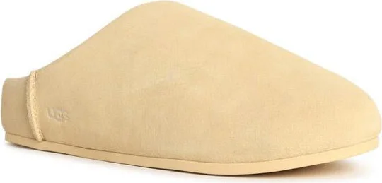 UGG 'Elea Slip-On' Cream Leather Slippers - Image 2
