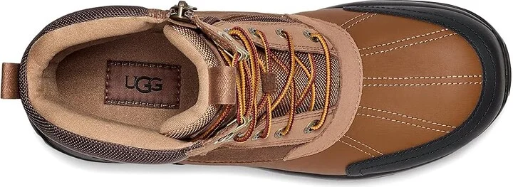 UGG Emmett Duck Boot HI Men's Shoes Chestnut : 8 D - Medium, Leather - Image 2