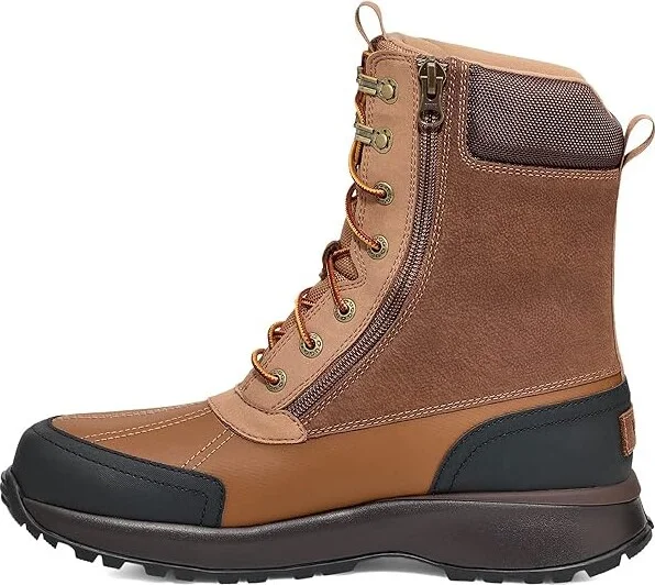 UGG Emmett Duck Boot HI Men's Shoes Chestnut : 8 D - Medium, Leather - Image 5
