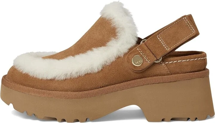 UGG Esmee Clogs Women's Shoes Chestnut : 5 B - Medium, Suede - Image 6