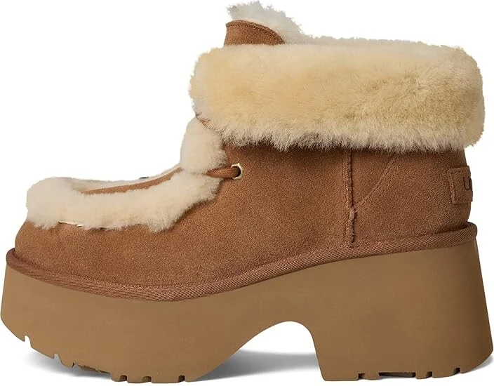 UGG Esmee Lace-up Women's Boots Chestnut : 5 B - Medium, Suede - Image 6
