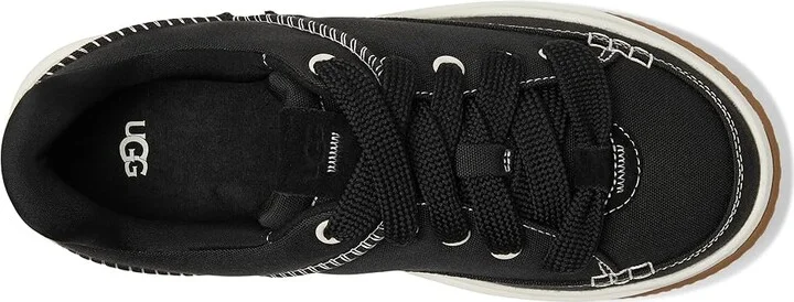 UGG EZ-Duzzit Essential Lace Up Women's Shoes Black : 6.5 B - Medium, Canvas/Rubber - Image 2