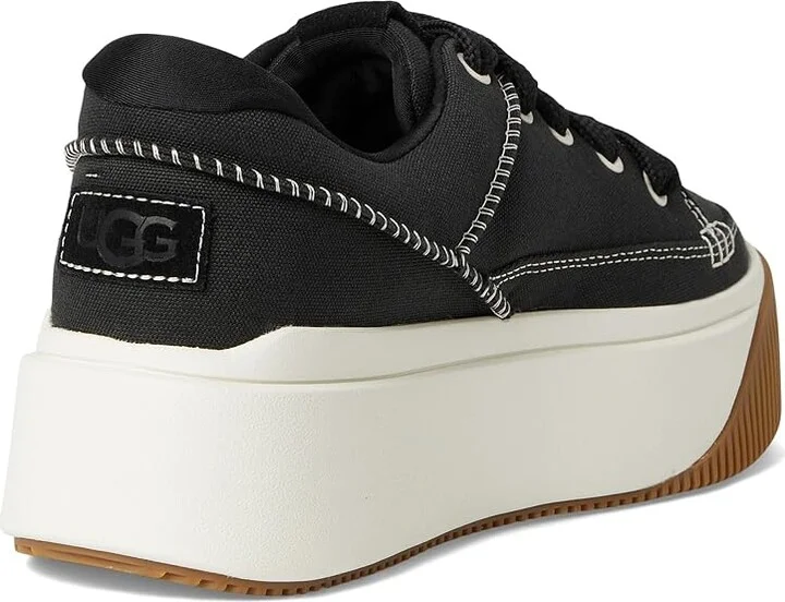 UGG EZ-Duzzit Essential Lace Up Women's Shoes Black : 6.5 B - Medium, Canvas/Rubber - Image 4