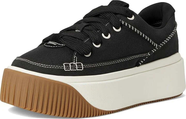 UGG EZ-Duzzit Essential Lace Up Women's Shoes Black : 6.5 B - Medium, Canvas/Rubber - Image 5