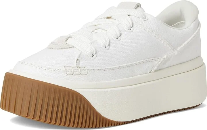 UGG EZ-Duzzit Essential Lace Up Women's Shoes White : 5 B - Medium, Canvas/Rubber - Image 5
