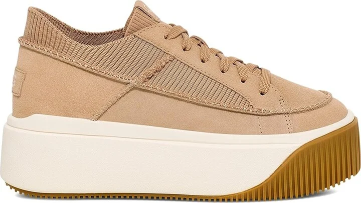 UGG Ez-Duzzit Lace Women's Shoes Sand : 9.5 B - Medium, Suede - Image 4