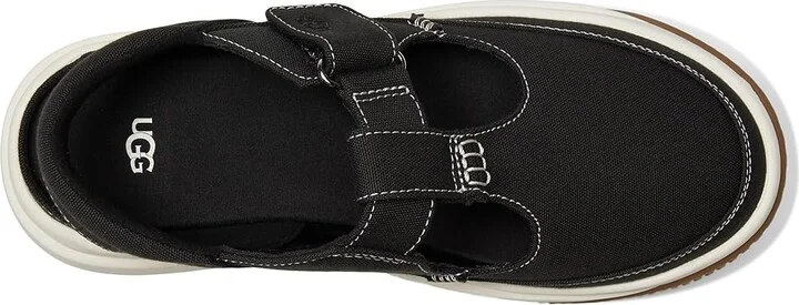 UGG EZ-Duzzit T-Strap Women's Shoes Black : 5.5 B - Medium, Canvas - Image 2