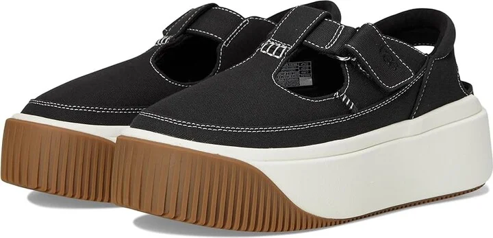 UGG EZ-Duzzit T-Strap Women's Shoes Black : 5.5 B - Medium, Canvas