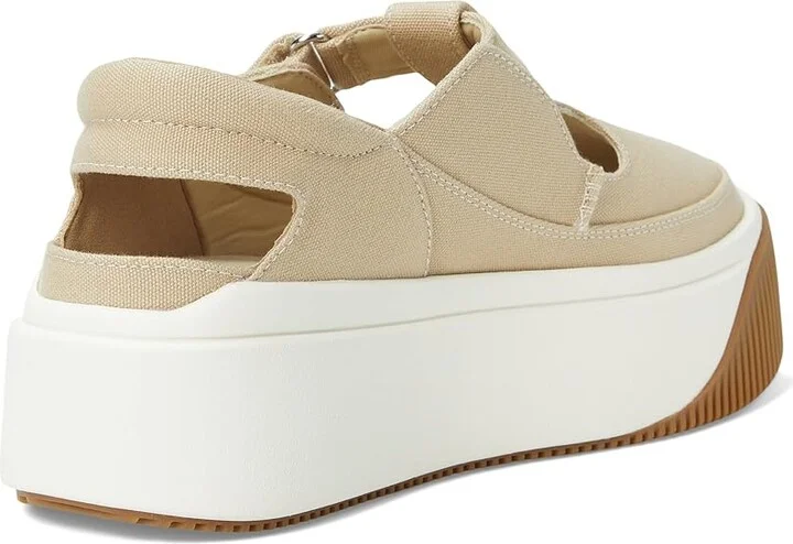 UGG EZ-Duzzit T-Strap Women's Shoes Mustard Seed : 8 B - Medium, Canvas - Image 4