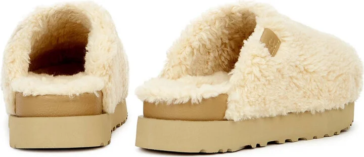 Ugg Fuzz Sugar Cream Wool-blend Slippers - Image 3