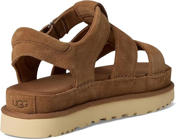 UGG Godenstar Strap Women's Shoes Chestnut : 8 B - Medium, Suede - Image 4