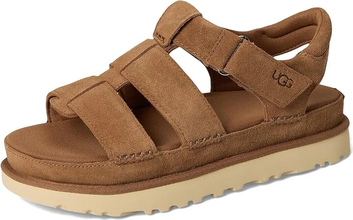 UGG Godenstar Strap Women's Shoes Chestnut : 8 B - Medium, Suede - Image 5